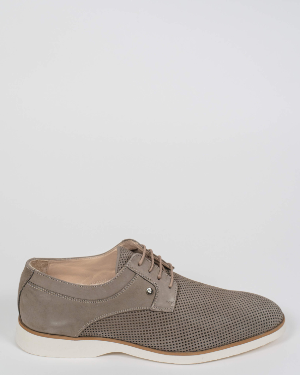 PANTOFI GRI PIELE NATURALA