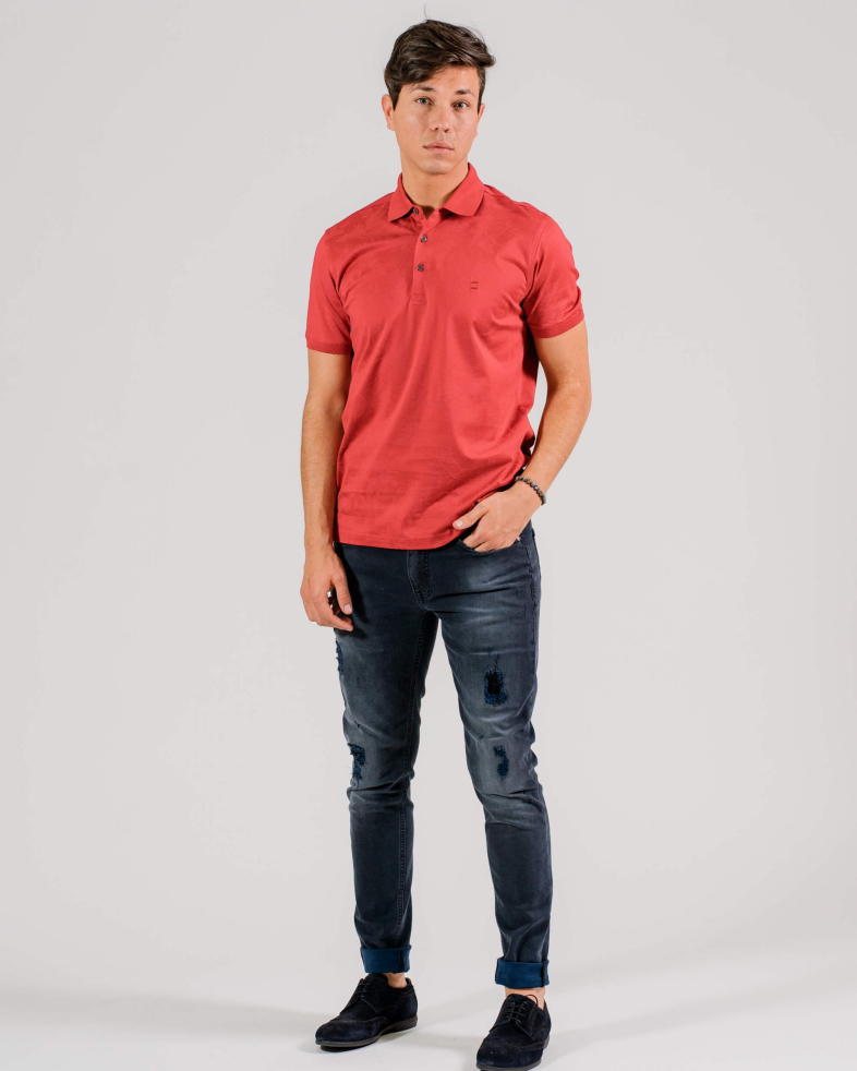 TRICOU POLO ROSU PRINT FLORAL 200110131420-6 01