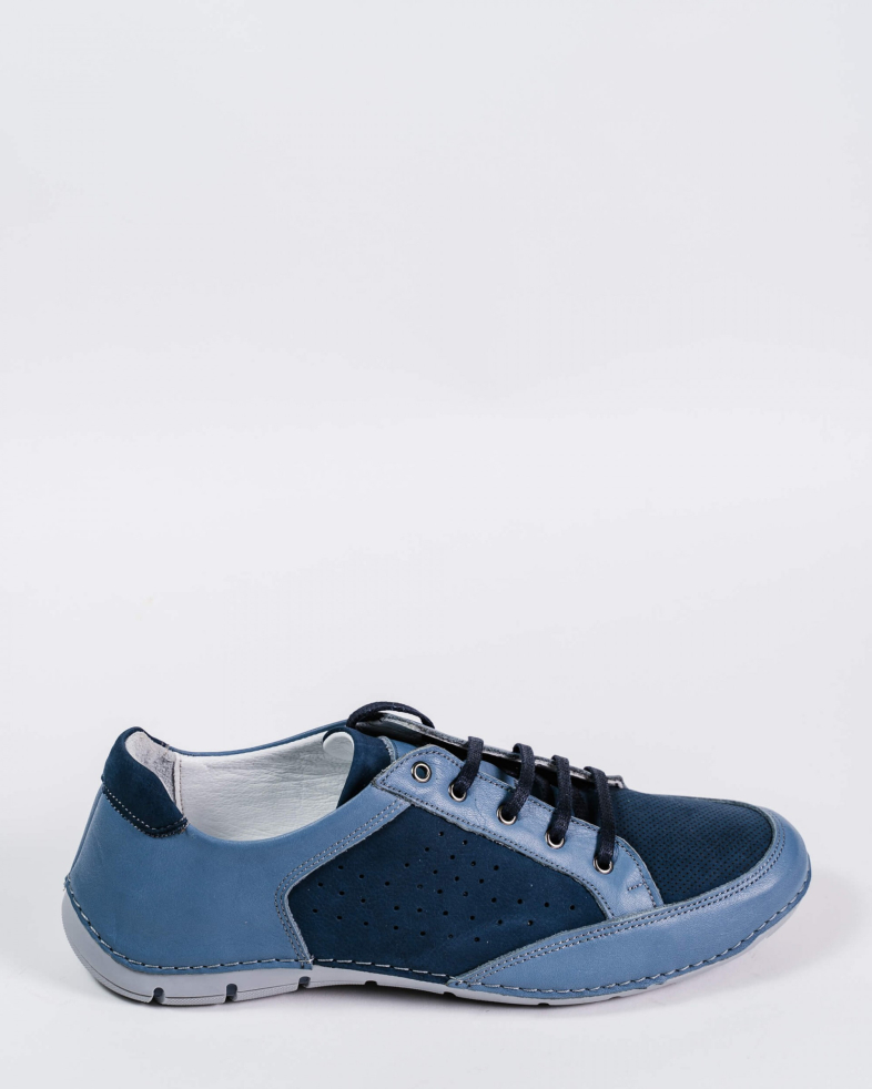 PANTOFI ALBASTRI PIELE NATURALA 200136171886-2 01