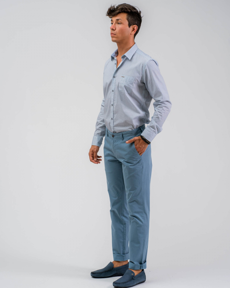 PANTALONI SLIM BLEU 200113088234-4 01