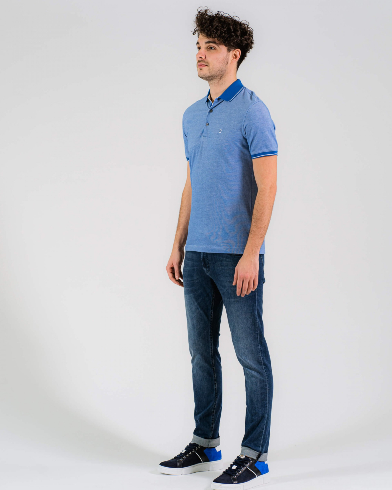 TRICOU POLO SLIM ALBASTRU 200110131427-4 01