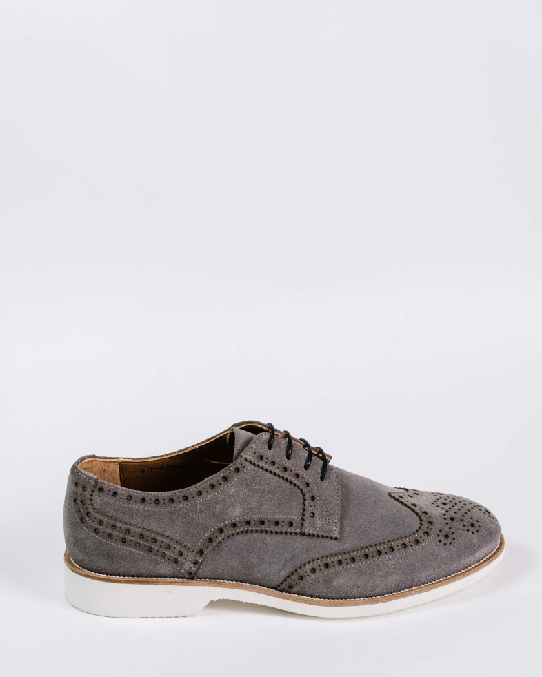 PANTOFI GRI PIELE INTOARSA 200147171898-2 01