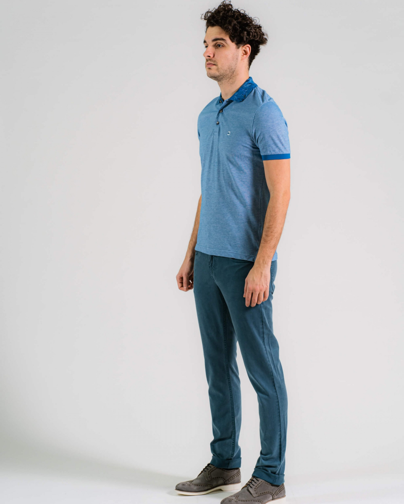 TRICOU POLO SLIM ALBASTRU 200110131429-5 01