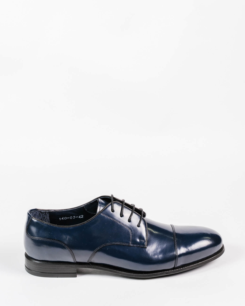 PANTOFI CEREMONIE ALBASTRI PIELE NATURALA 200147171877-2 01