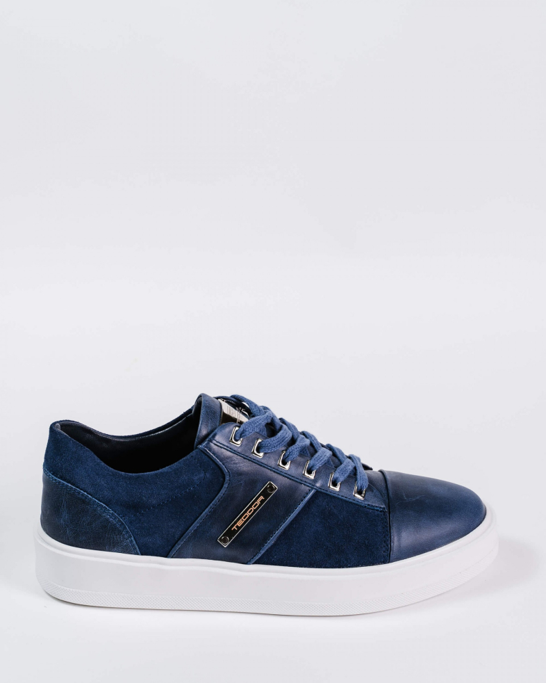 SNEAKERS ALBASTRI PIELE NATURALA 200137171891-3 01