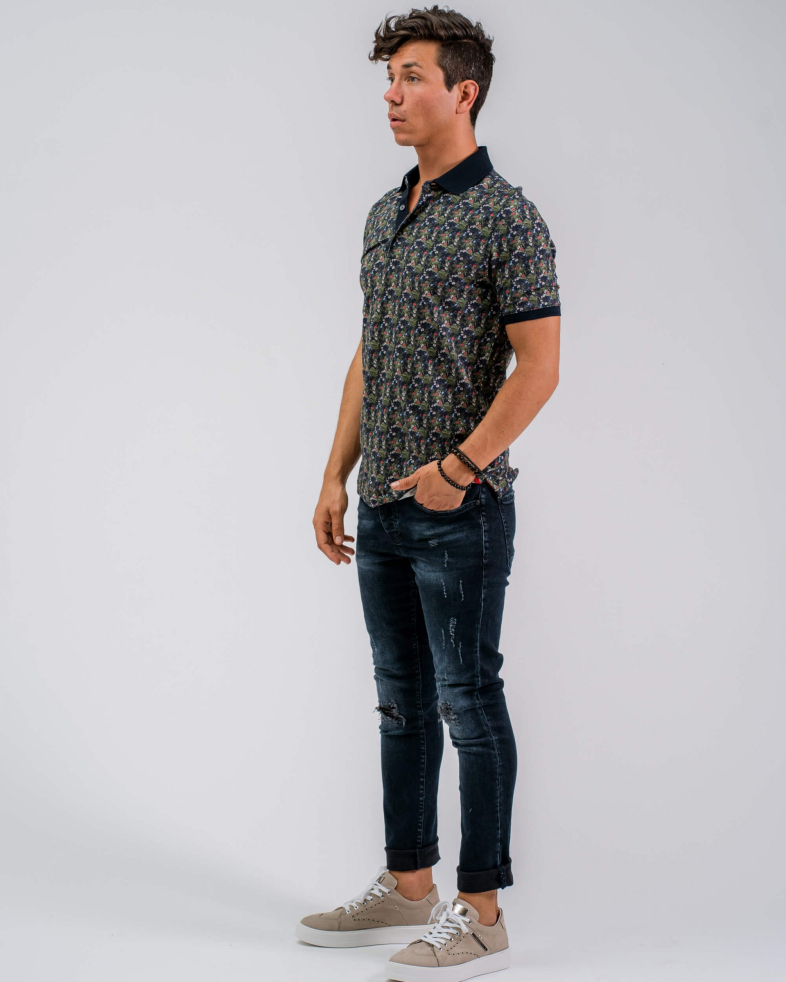 TRICOU POLO MULTICOLOR PRINT FLORAL 200110131452-2 01
