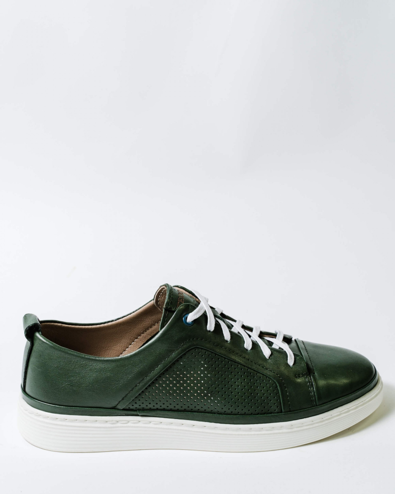 SNEAKERS VERZI PIELE NATURALA 200136171887-4 01