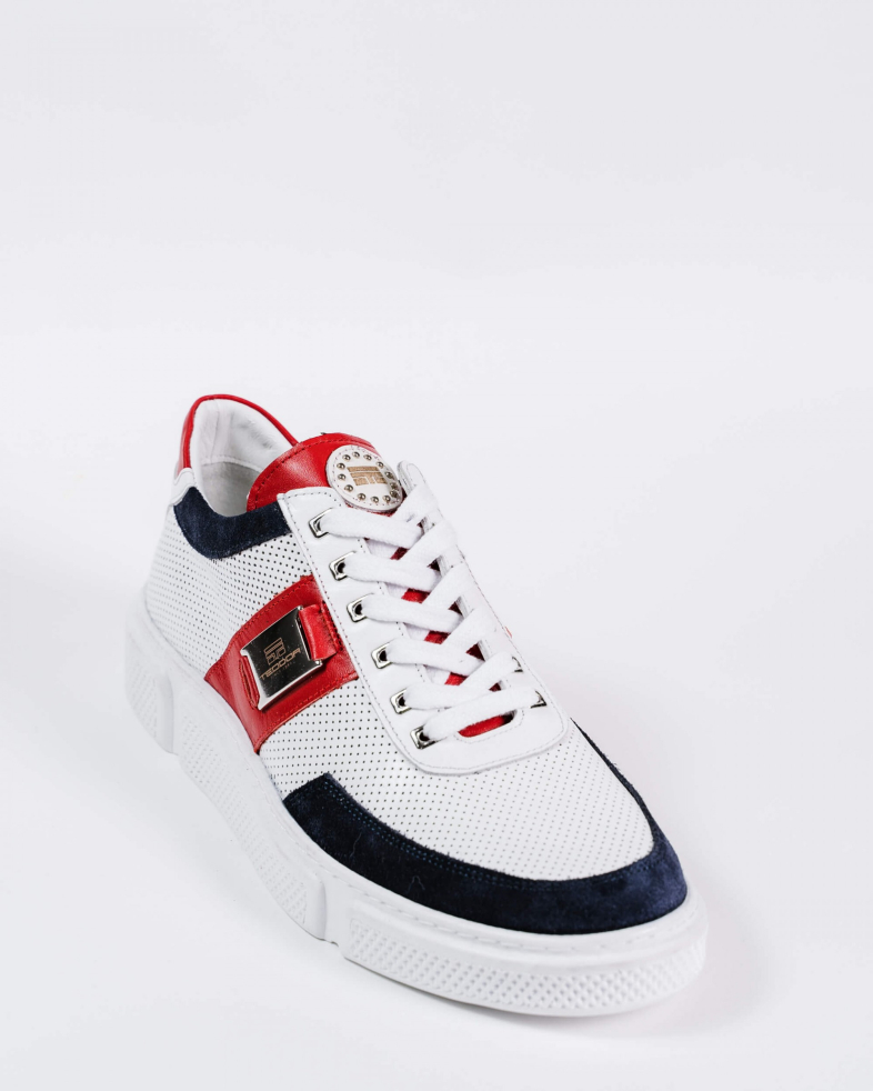 SNEAKERS MULTICOLOR PIELE NATURALA PERFORATA 200137171889-2 02