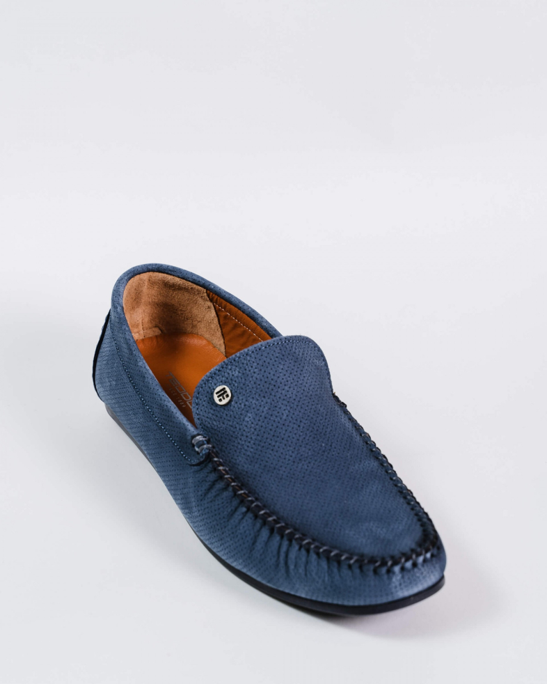 MOCASINI BLEUMARIN PIELE INTOARSA 200137171907-2 02