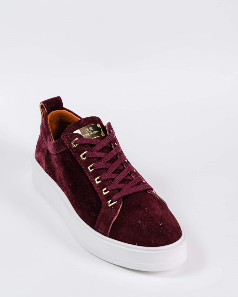SNEAKERS BORDO PIELE INTOARSA 200137171892-1 02