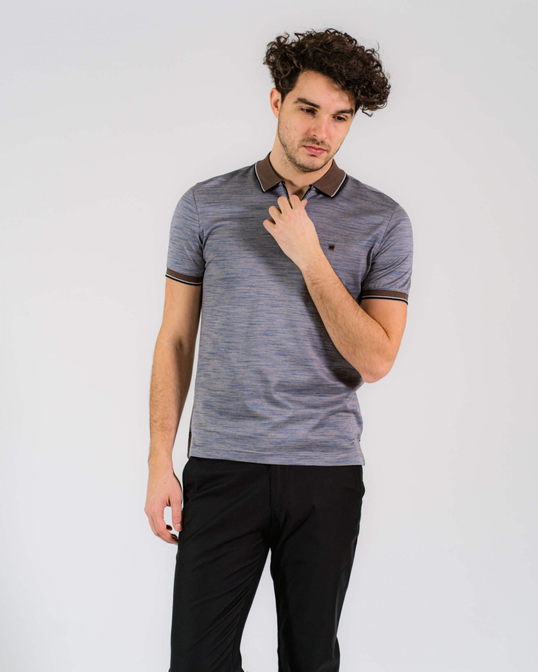 TRICOU POLO SLIM ALBASTRU 200110131436-2 02