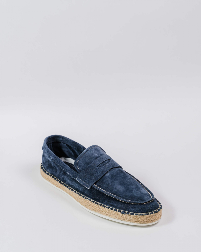 ESPADRILE ALBASTRE PIELE INTOARSA 200146171906-2 02