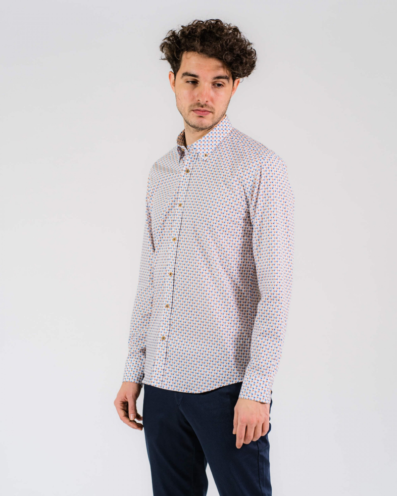 CAMASA SLIM BLEU PRINT GEOMETRIC 200105044498-1 02