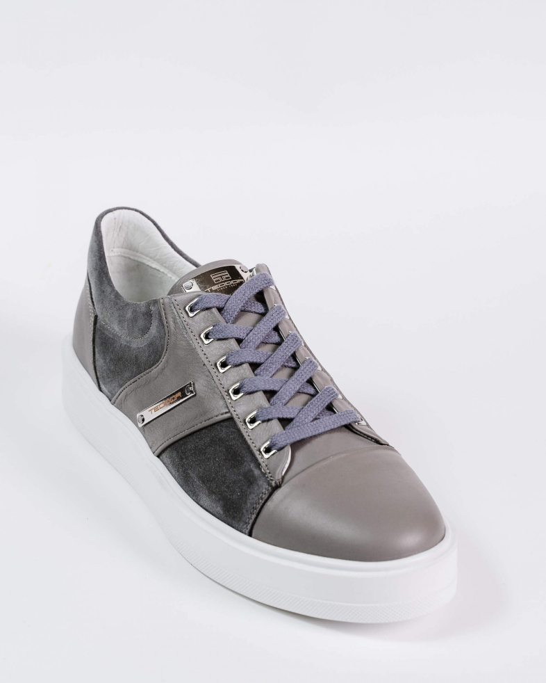 SNEAKERS GRI PIELE NATURALA 200137171891-2 02