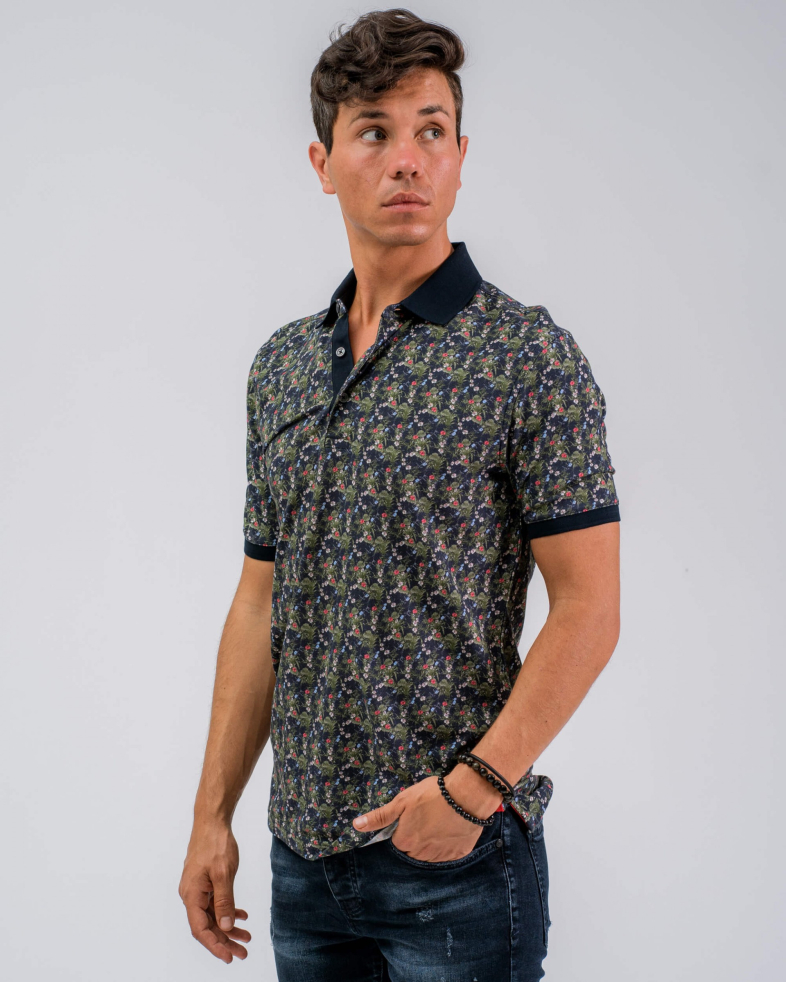 TRICOU POLO MULTICOLOR PRINT FLORAL 200110131452-2 02