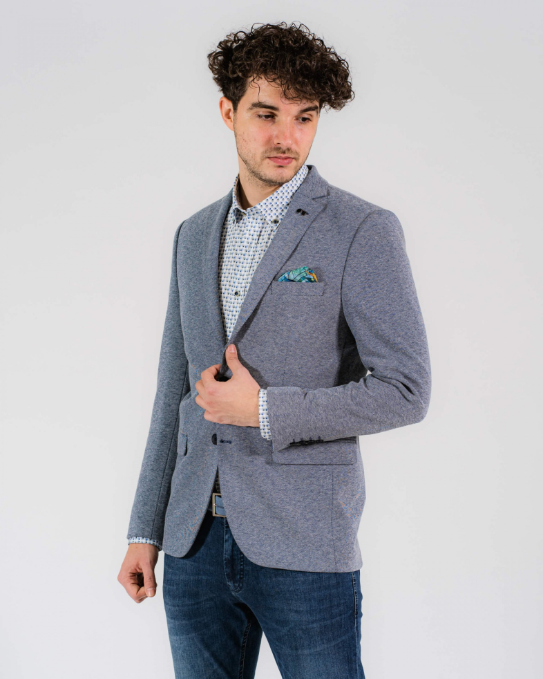 SACOU SLIM BLEUMARIN CU STRUCTURI 200112022071-6 02