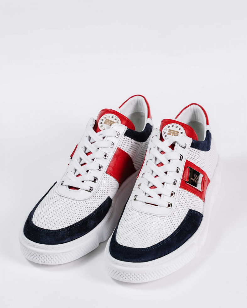 SNEAKERS MULTICOLOR PIELE NATURALA PERFORATA 200137171889-2 03