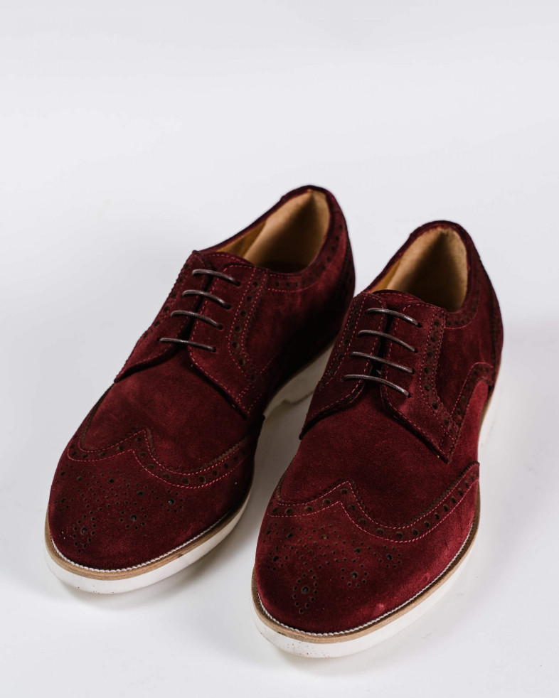 PANTOFI BORDO PIELE INTOARSA 200147171898-3 03