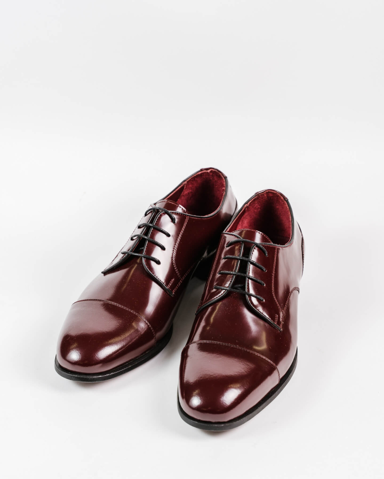 PANTOFI CEREMONIE ROSI PIELE NATURALA 200147171877-3 03