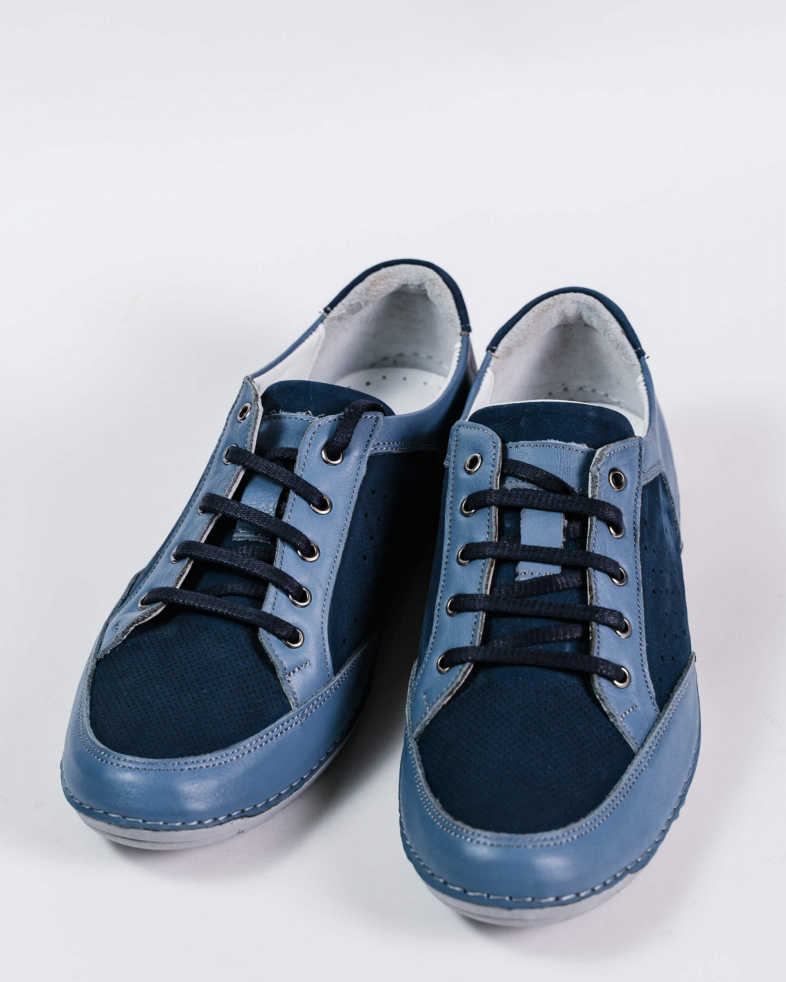 PANTOFI ALBASTRI PIELE NATURALA 200136171886-2 03
