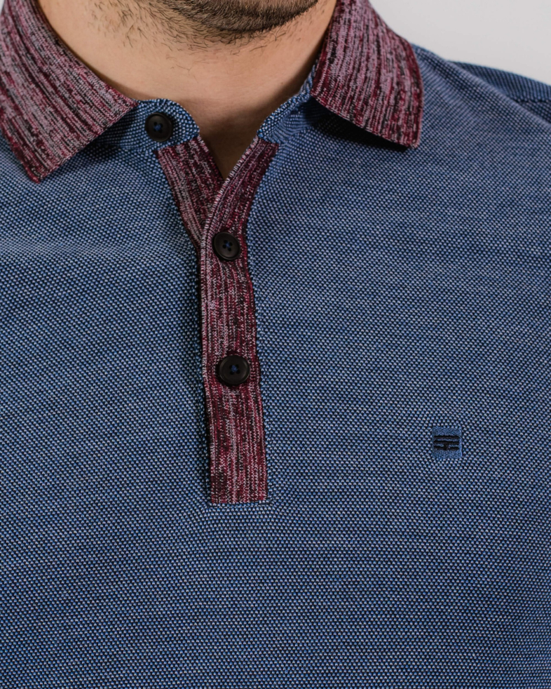 TRICOU POLO SLIM ALBASTRU 2001101314351-2 03