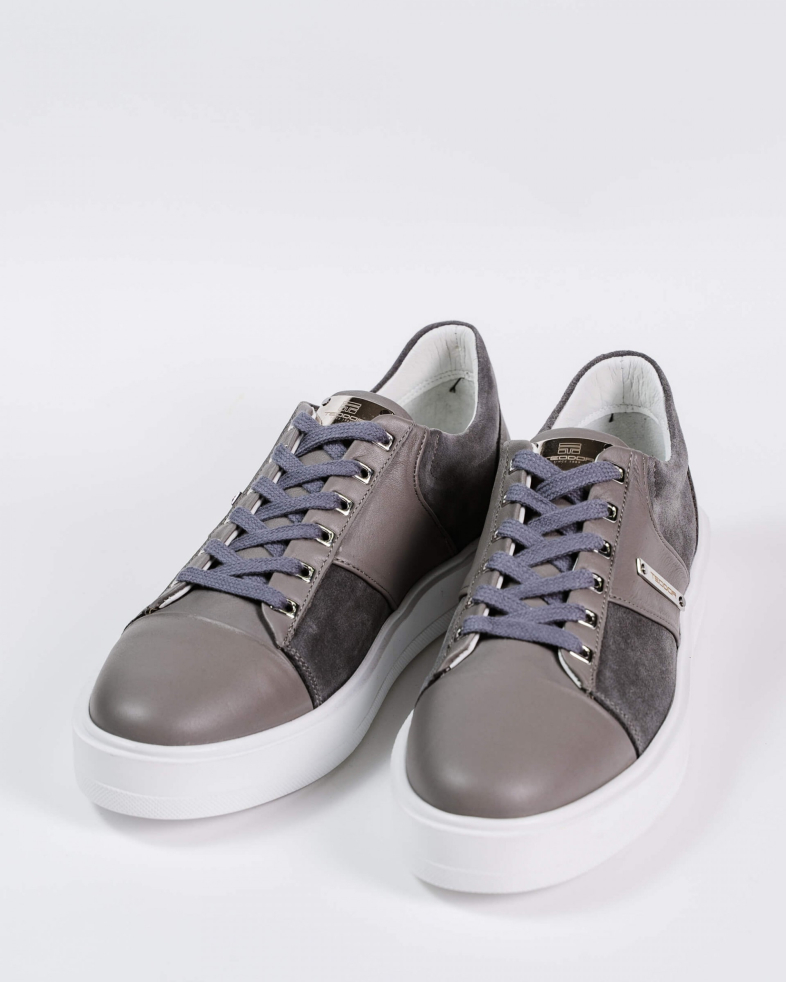 SNEAKERS GRI PIELE NATURALA 200137171891-2 03