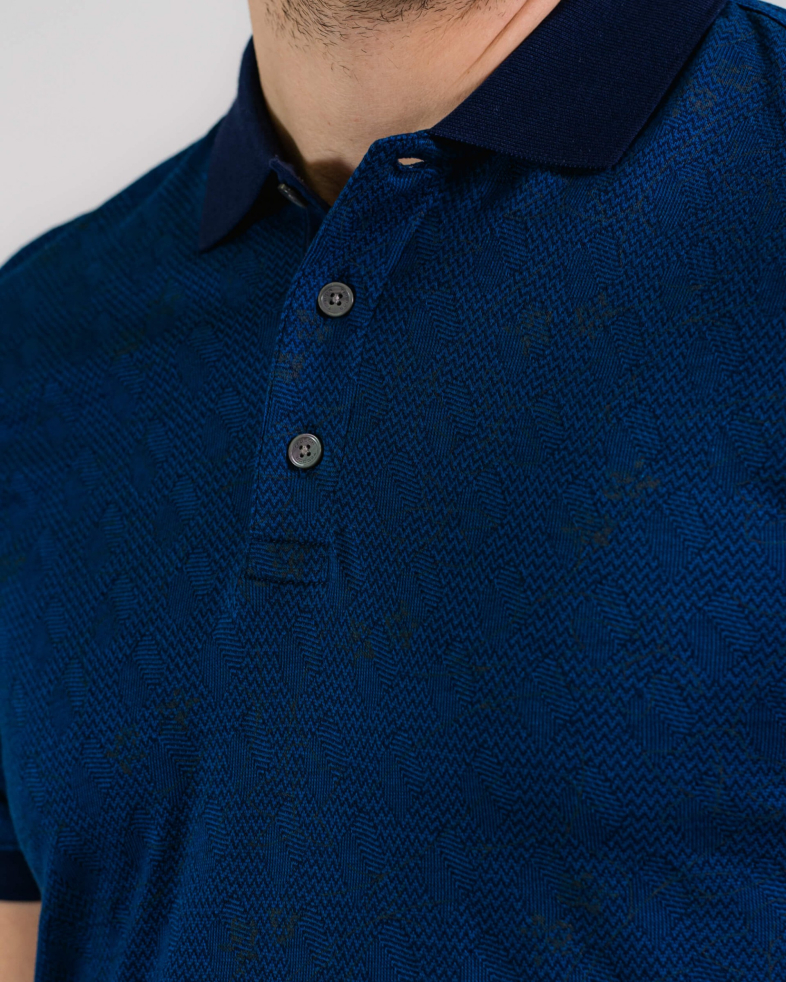 TRICOU POLO BLEUMARIN PRINT FLORAL 200110131440-1 03