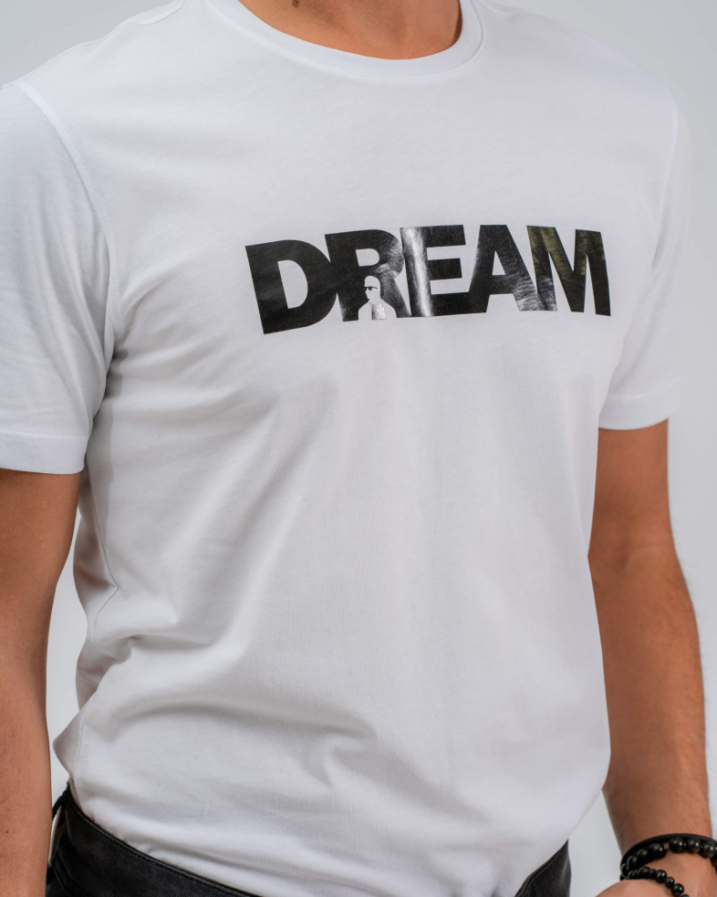 БЯЛА ТЕНИСКА С НАДПИС DREAM 200110131458-2 03