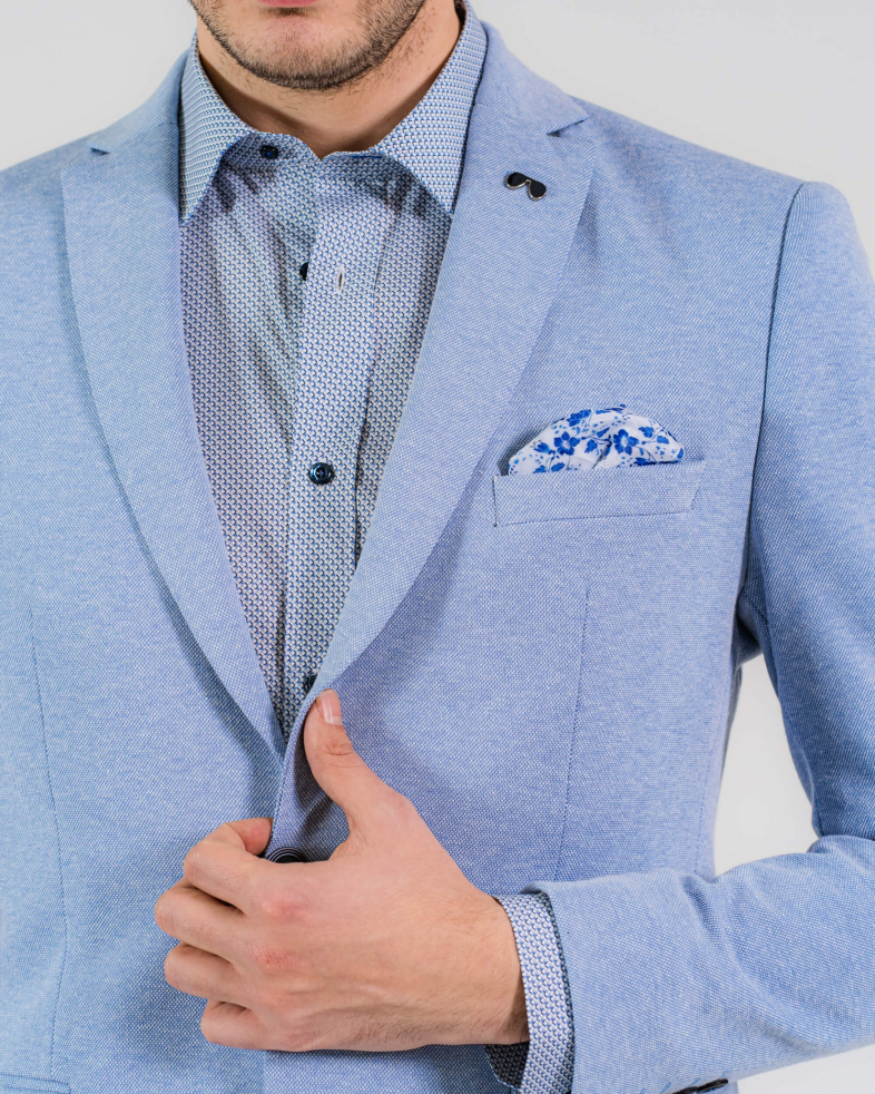 SACOU SLIM BLEU CU STUCTURI 200112022071-7 03