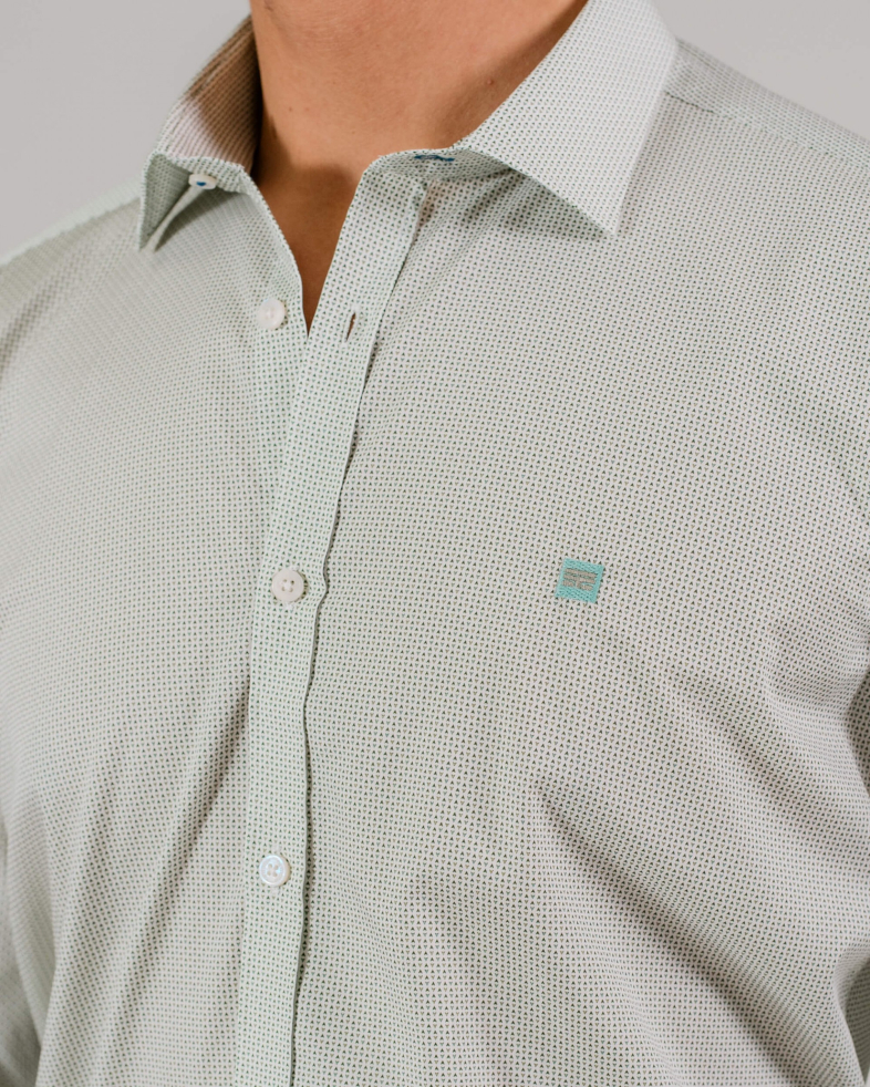 CAMASA SLIM VERDE PRINT GEOMETRIC 200105044526-1 03