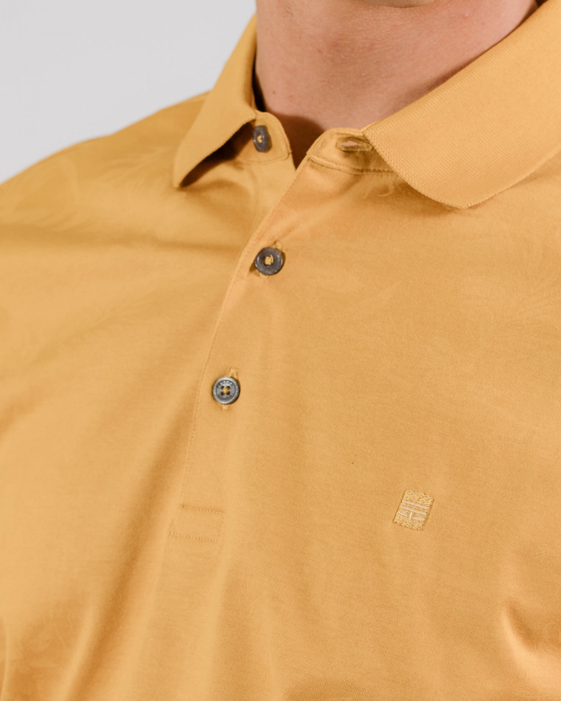 TRICOU POLO GALBEN PRINT FLORAL 200110131420-4 03