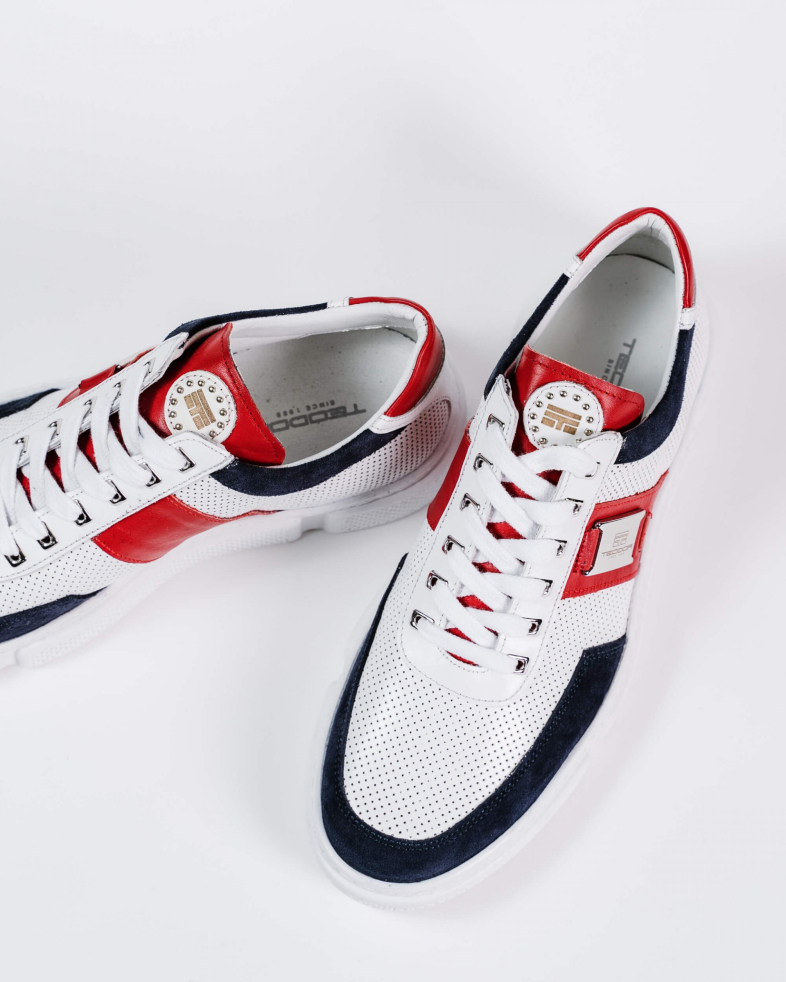 SNEAKERS MULTICOLOR PIELE NATURALA PERFORATA 200137171889-2 04