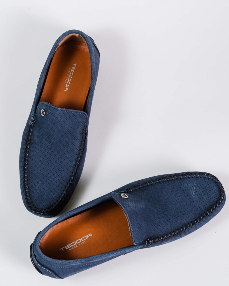 MOCASINI BLEUMARIN PIELE INTOARSA 200137171907-2 04