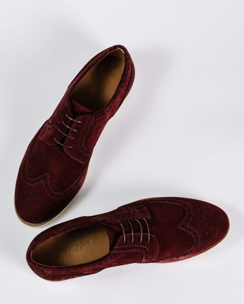 PANTOFI BORDO PIELE INTOARSA 200147171898-3 04