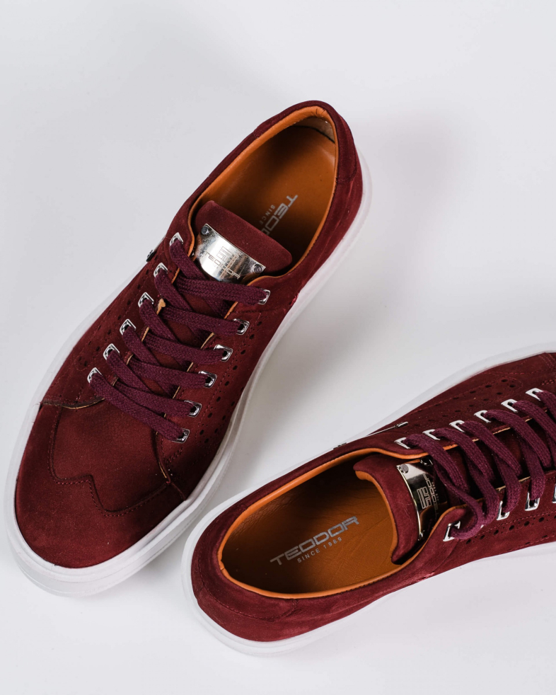 SNEAKERS BORDO PIELE INTOARSA 200137171893-3 04