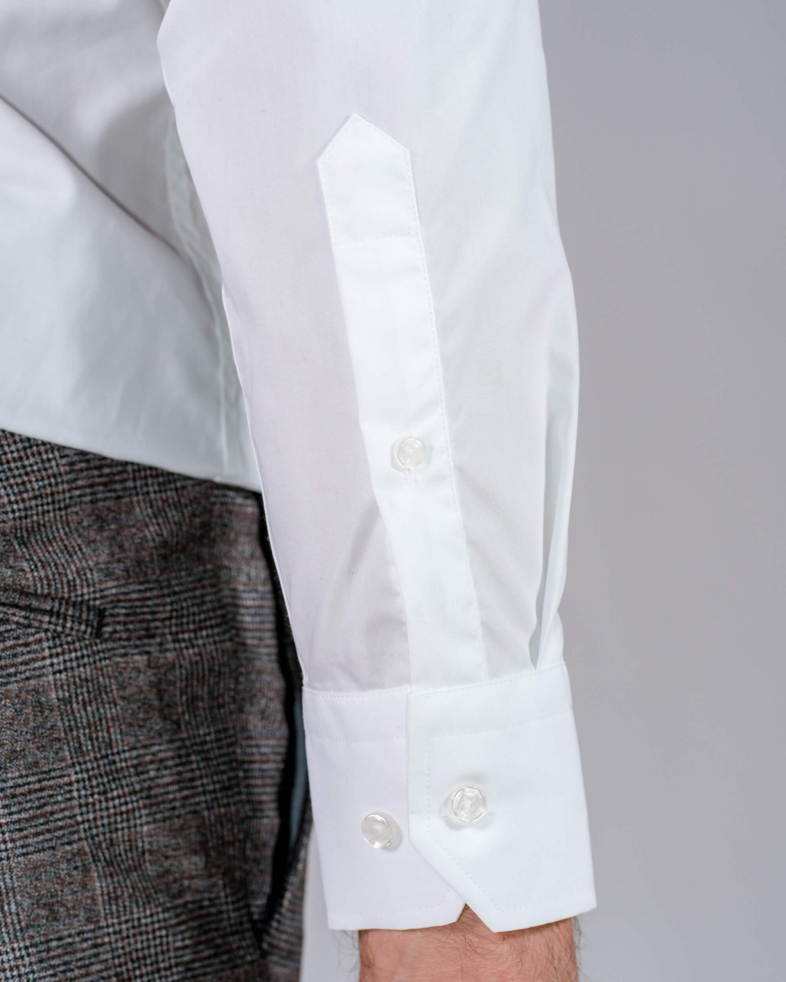 CĂMAȘĂ CLASIC POPLIN ÎN NUANTA ALBA 05044469-2 04
