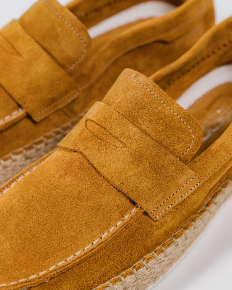ESPADRILE GALBEN PIELE INTOARSA 200146171906-4 04
