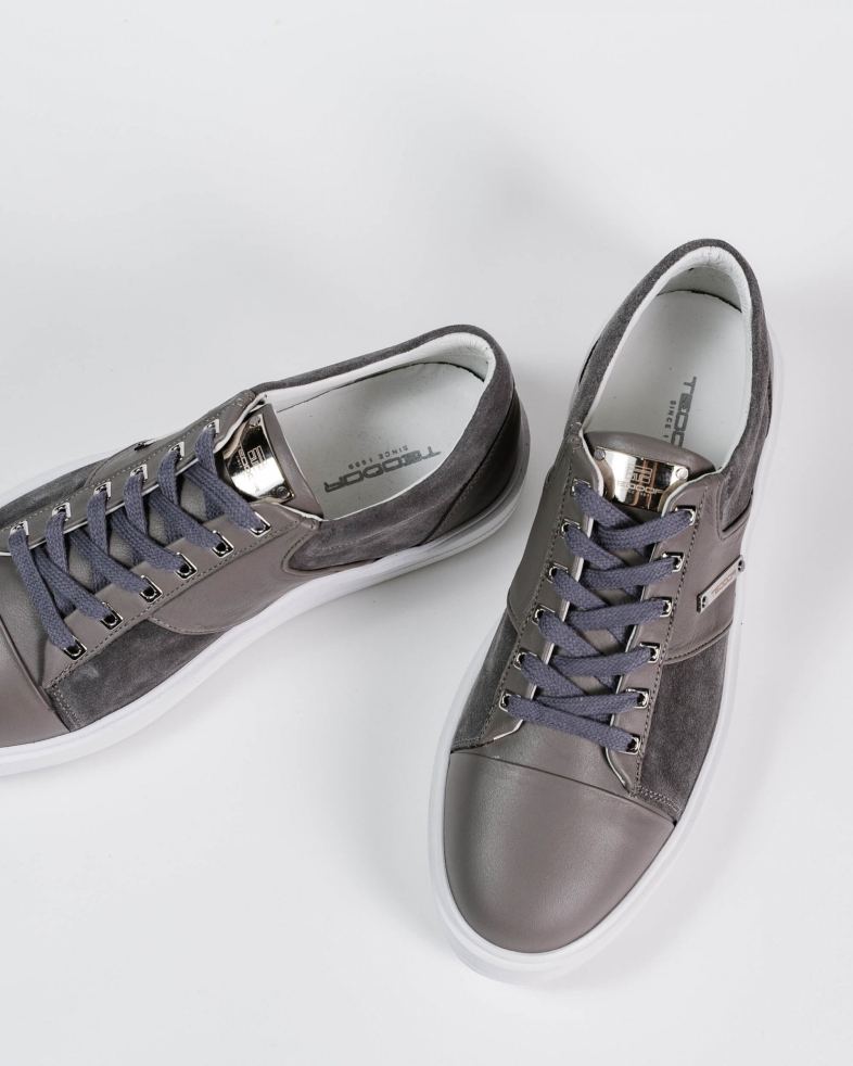 SNEAKERS GRI PIELE NATURALA 200137171891-2 04
