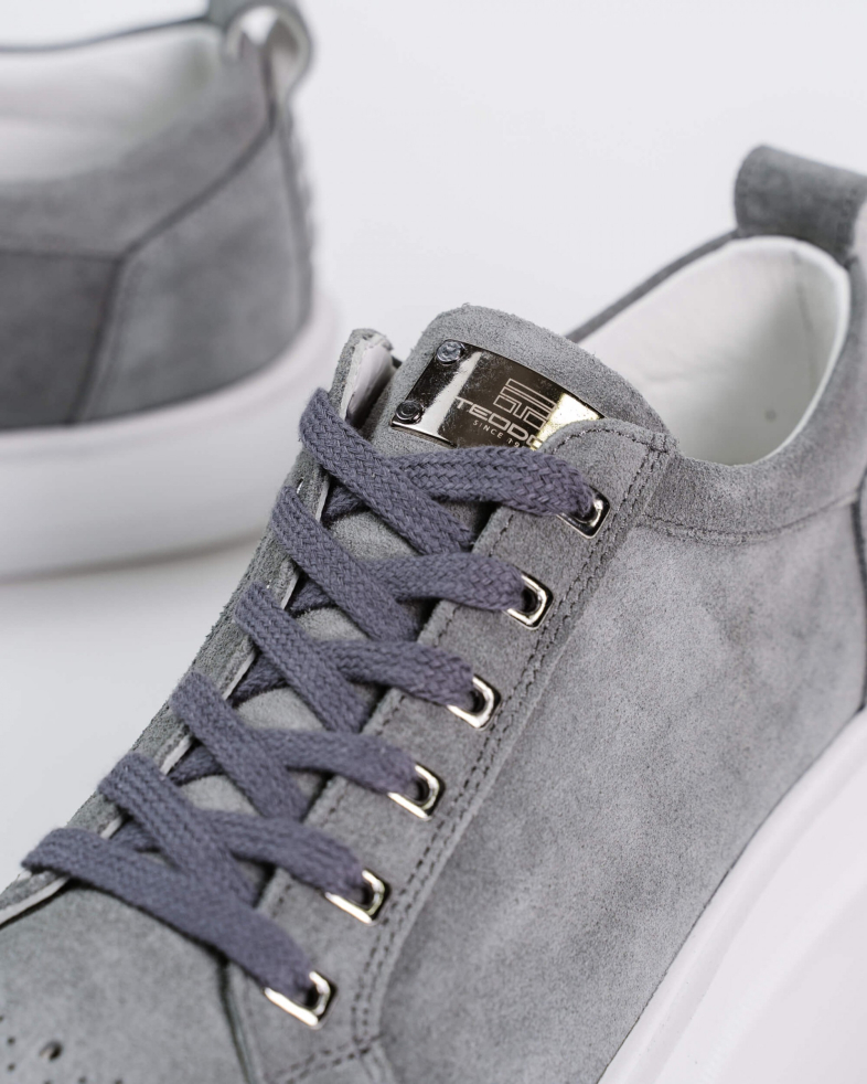 SNEAKERS GRI PIELE INTOARSA 200137171892-3 04