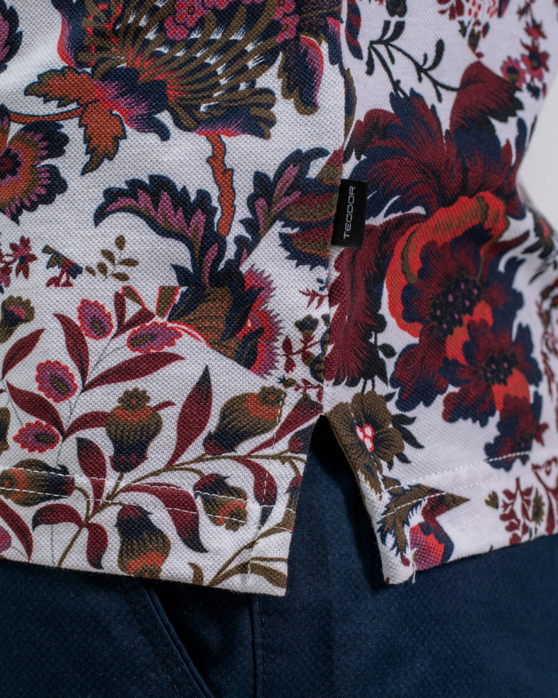 TRICOU POLO ALB PRINT FLORAL 200110131463-1 04