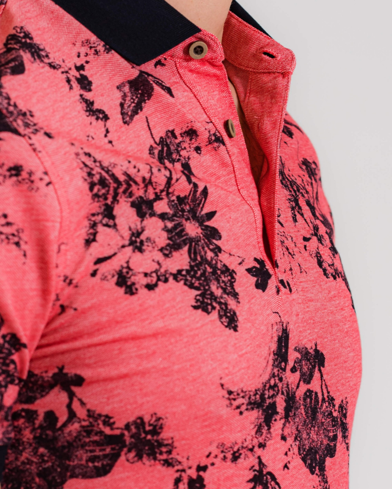 TRICOU POLO ROSU PRINT FLORAL 200110131423-4 04