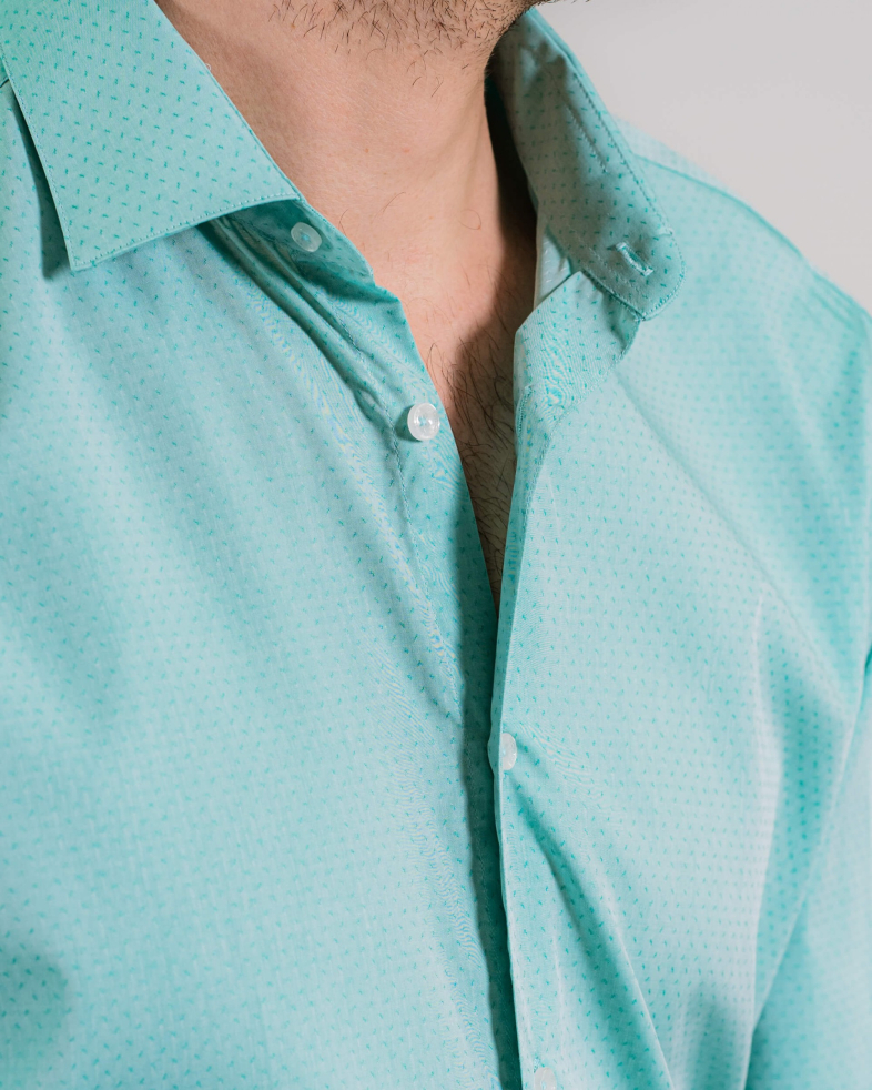 CAMASA SLIM VERDE PRINT GEOMETRIC 200105044508-3 04
