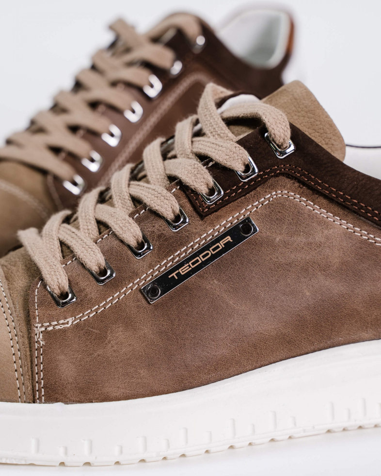 SNEAKERS BEJ PIELE INTOARSA 200137171890-2 05