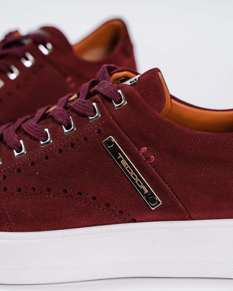 SNEAKERS BORDO PIELE INTOARSA 200137171893-3 05