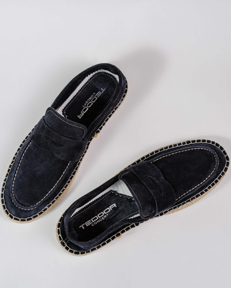 ESPADRILE NEGRE PIELE INTOARSA 200146171906-1 05