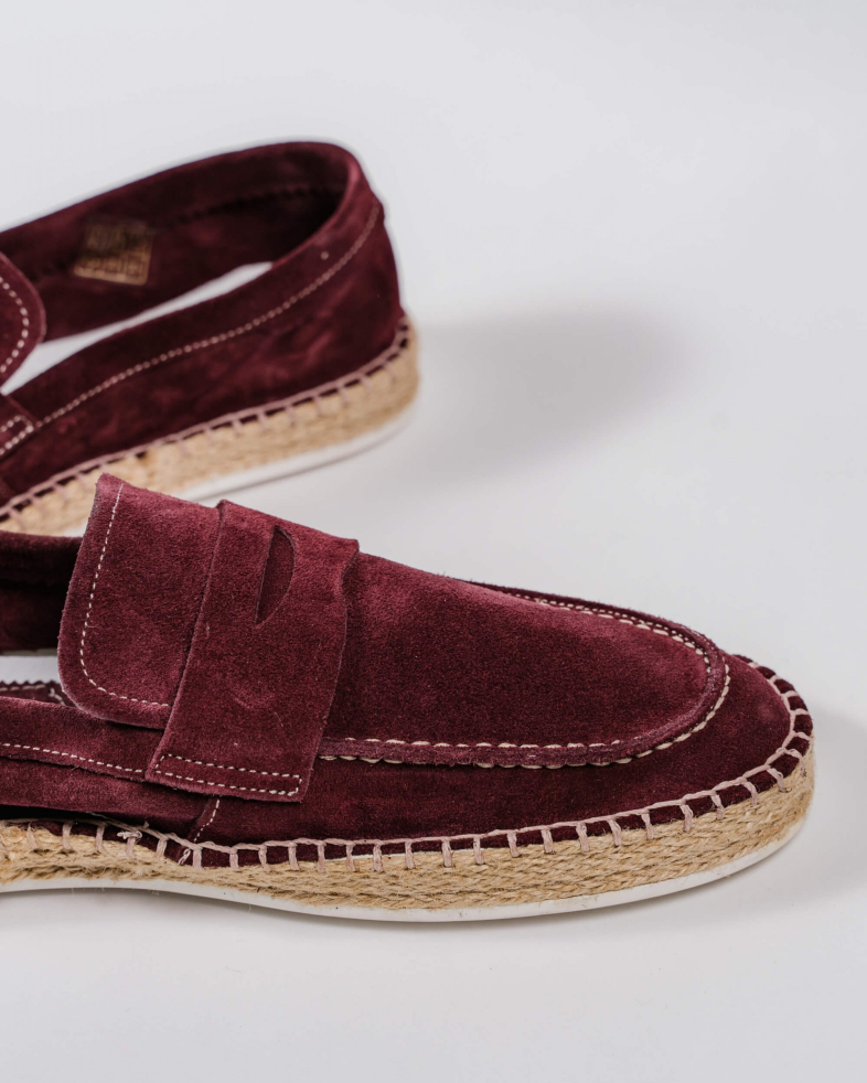 ESPADRILE BORDO PIELE INTOARSA 200146171906-3 05