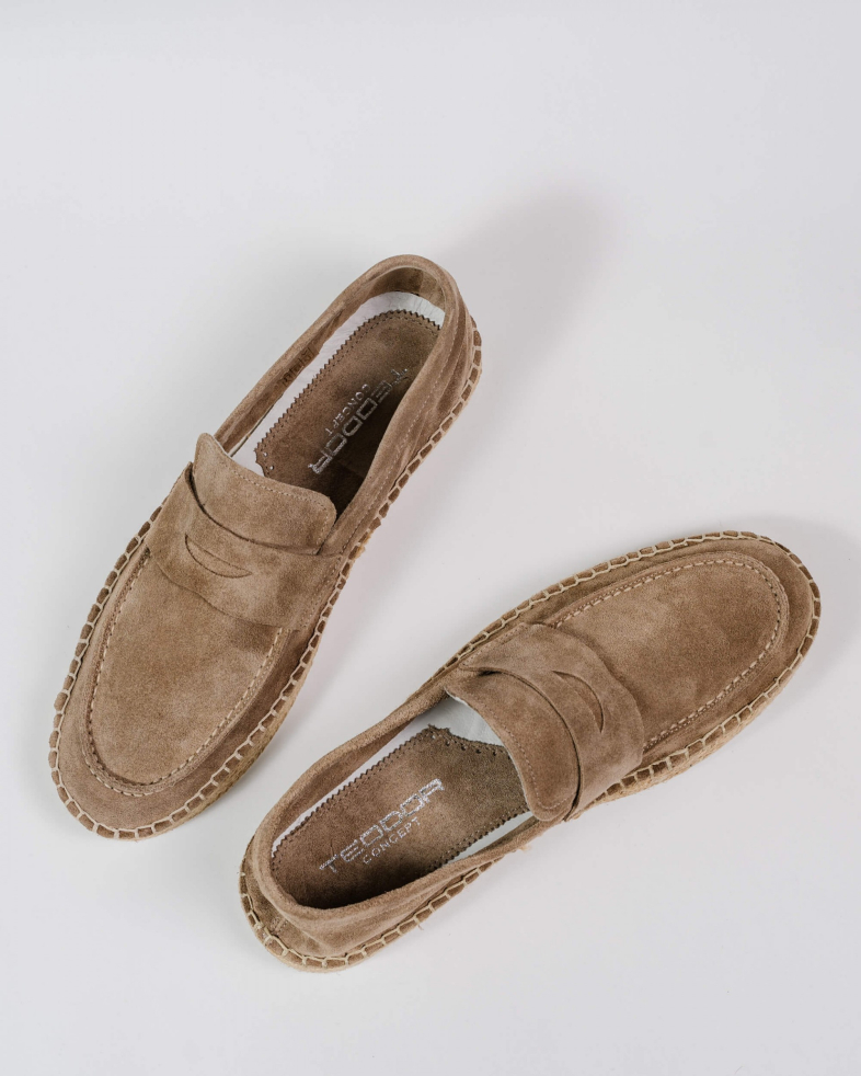 ESPADRILE BEJ PIELE INTOARSA 200146171906-5 05