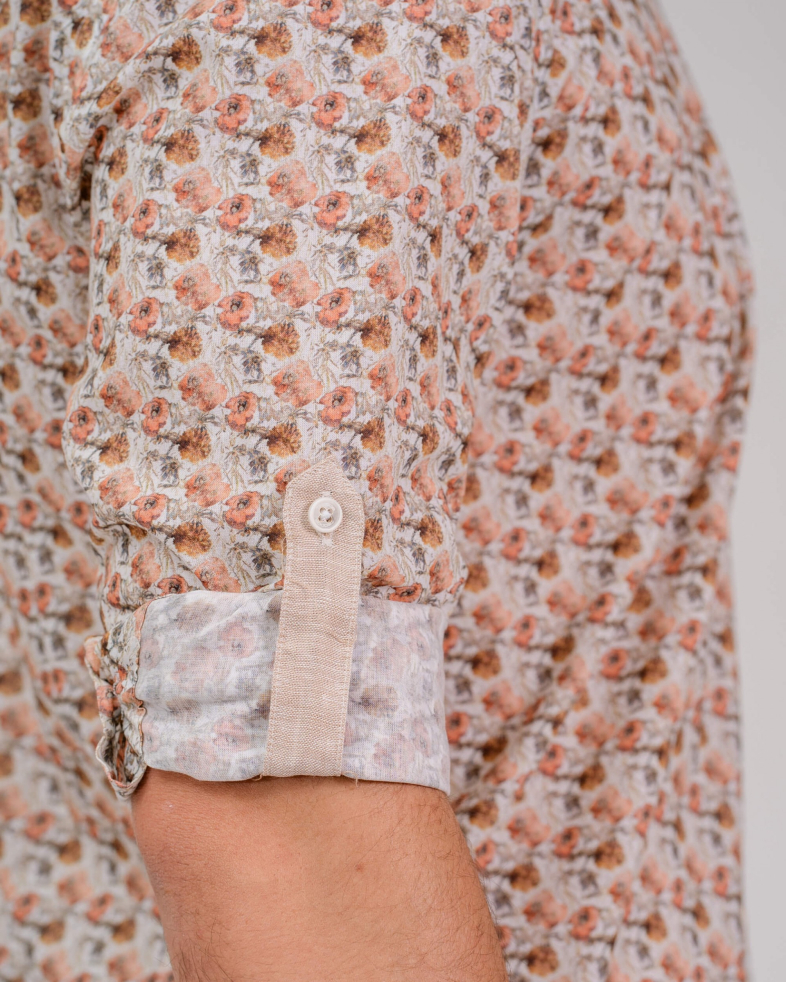 CAMASA SLIM PORTOCALII PRINT FLORAL 200105044548-1 05