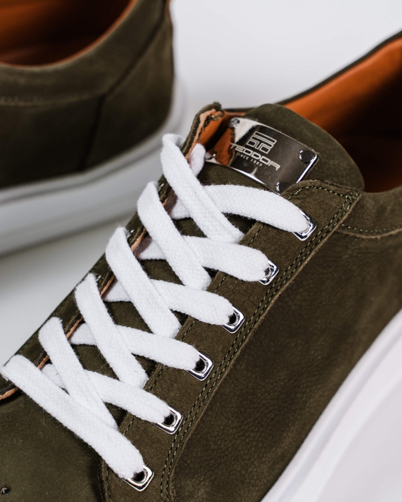 SNEAKERS VERZI PIELE INTOARSA 200137171892-4 05