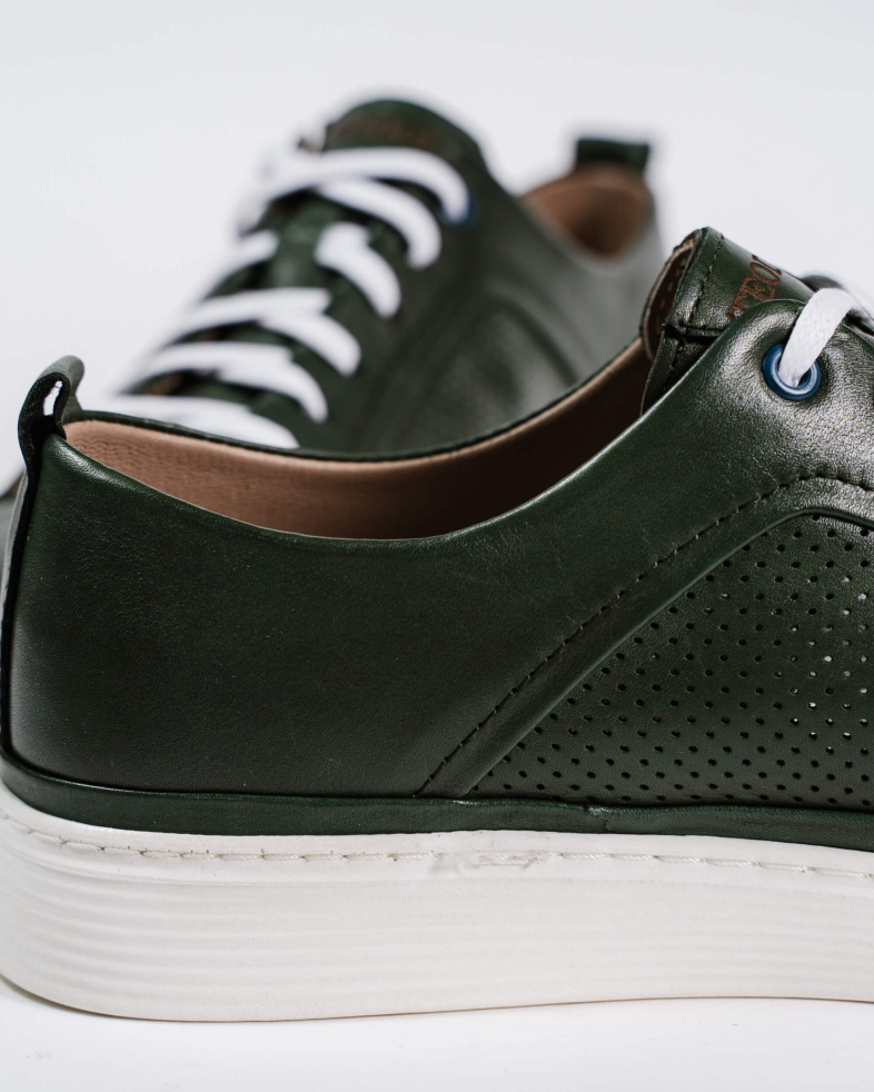 SNEAKERS VERZI PIELE NATURALA 200136171887-4 05